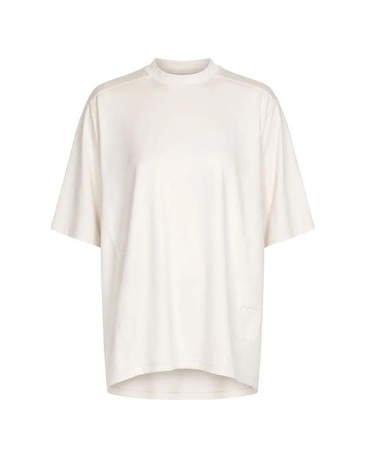 Rick Owens White Panelled T-Shirt
