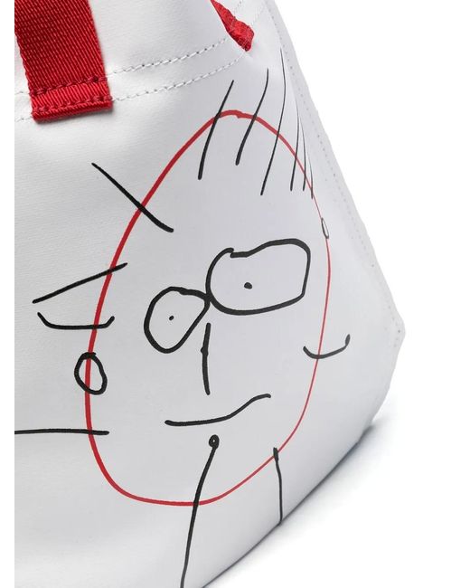 Plan C Pink Shopper Mit Grafischem Print