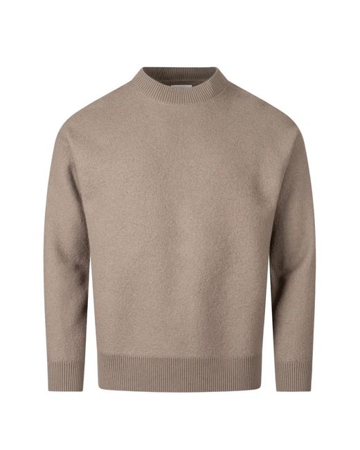 Norse Projects Gray Crew-Neck Sweater for men