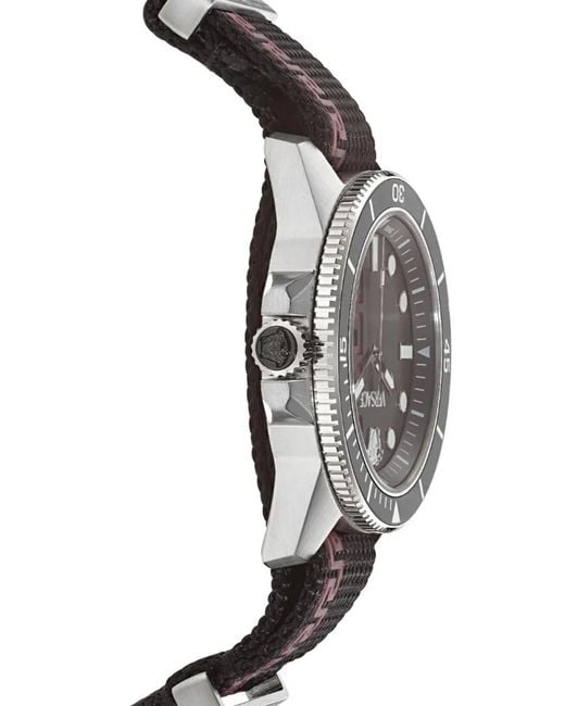 Versace Black Greca Force 42Mm Watch for men