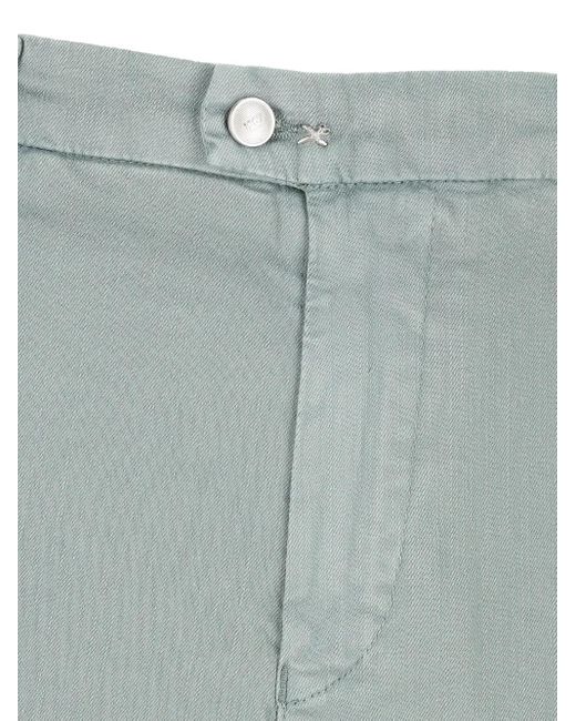 Sartoria Tramarossa Green Metal-Ring Detail Trousers for men