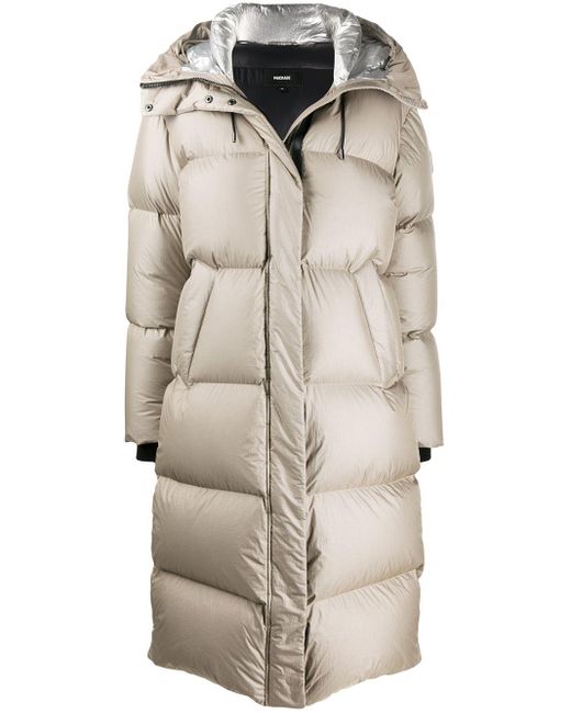 Mackage Natural Elaine Long Quilted Coat
