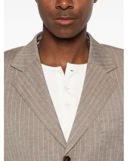 sunflower Gray Show Pinstripe Blazer for men