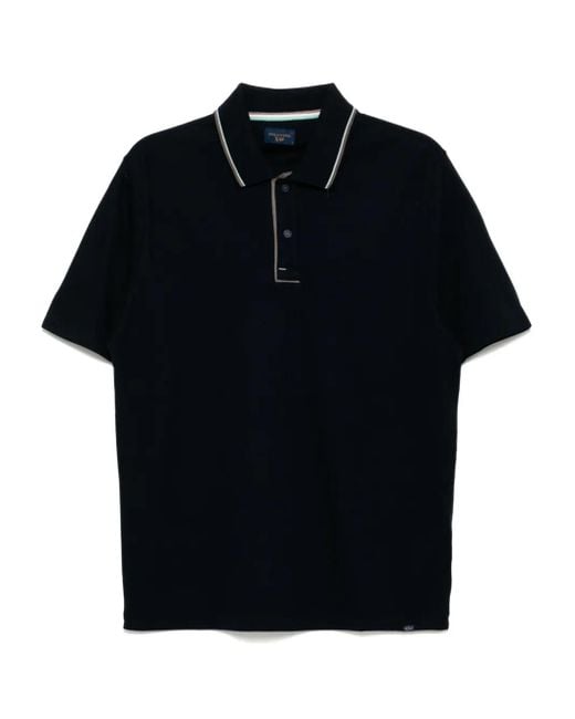 Paul & Shark Black Contrasting Details Polo Shirt for men