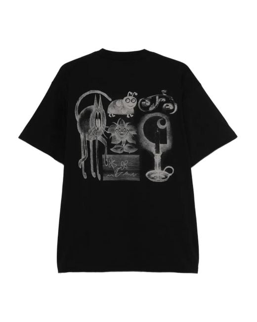 Carhartt Black Graphic-Print T-Shirt for men