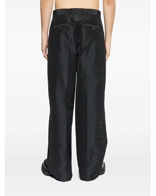 Jil Sander Black Pleated Trousers for men