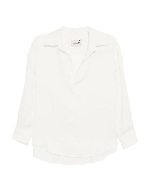 Bambah White Long Sleeve Blouse