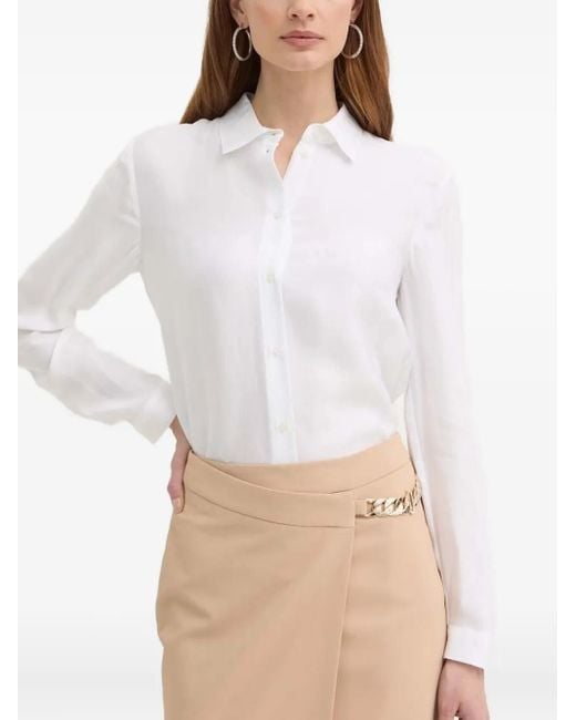 ARMANI EXCHANGE White Button-Down Shirt