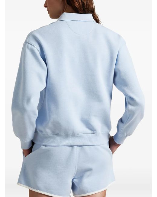Polo Ralph Lauren Blue Embroidered Polo Sweatshirt