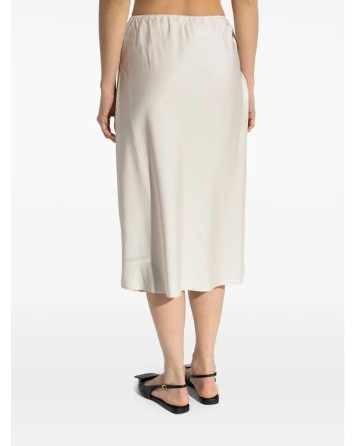 Lisa Yang White Silk Skirt