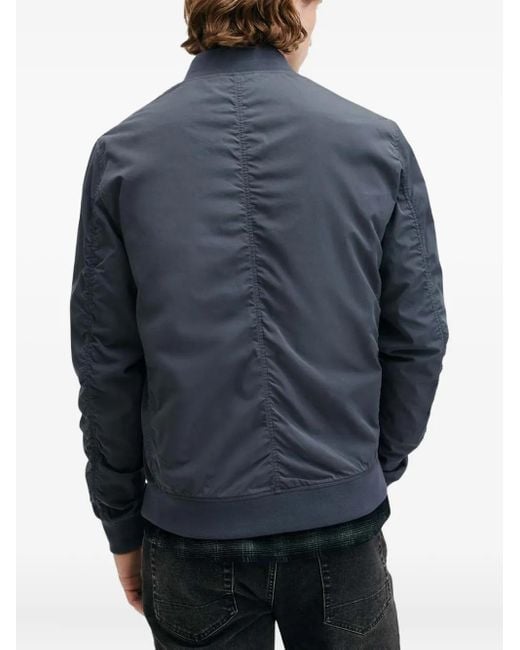 メンズ AllSaints ボンバージャケット Blue