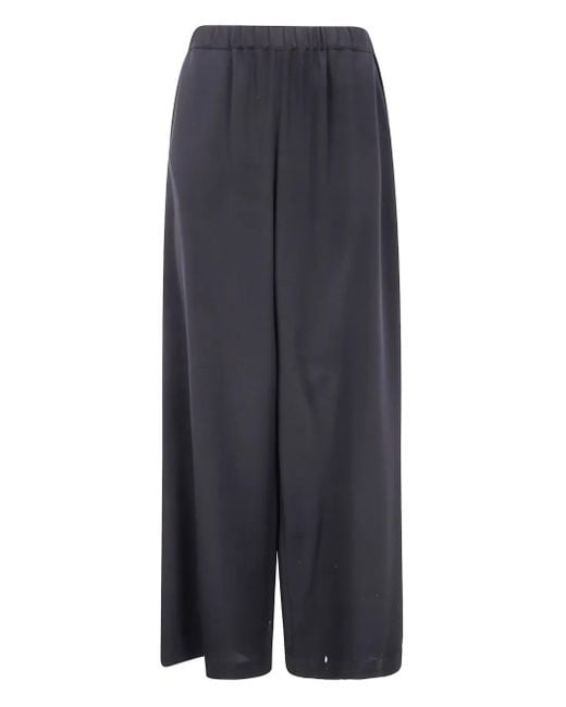 Pantaloni Con Vita Elasticizzata di Max Mara in Blue