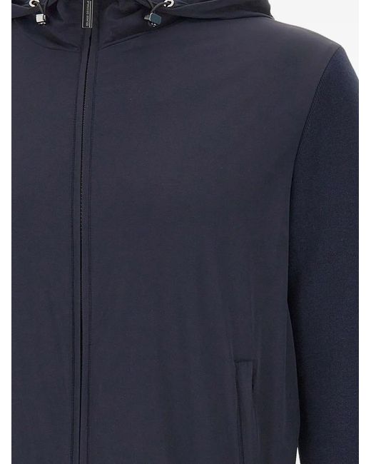 Colmar Blue Drawstring Hooded Jacket for men