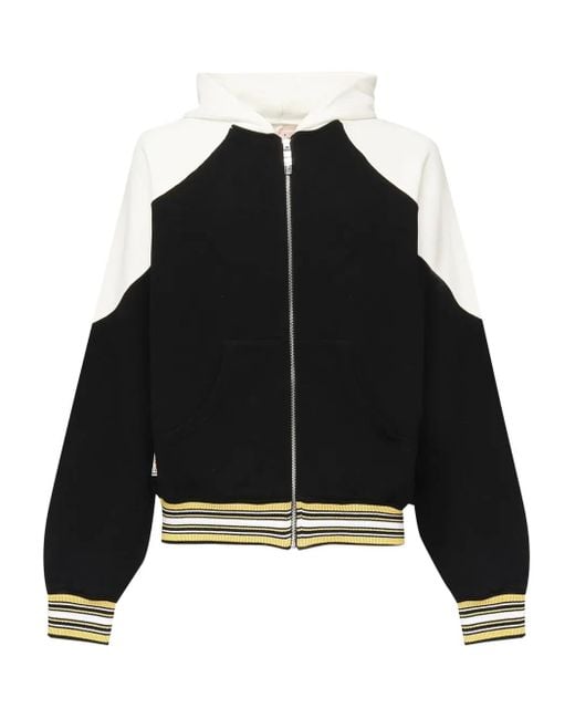 PDF CHANNEL Hoodie Met Colourblocking in het Black voor heren