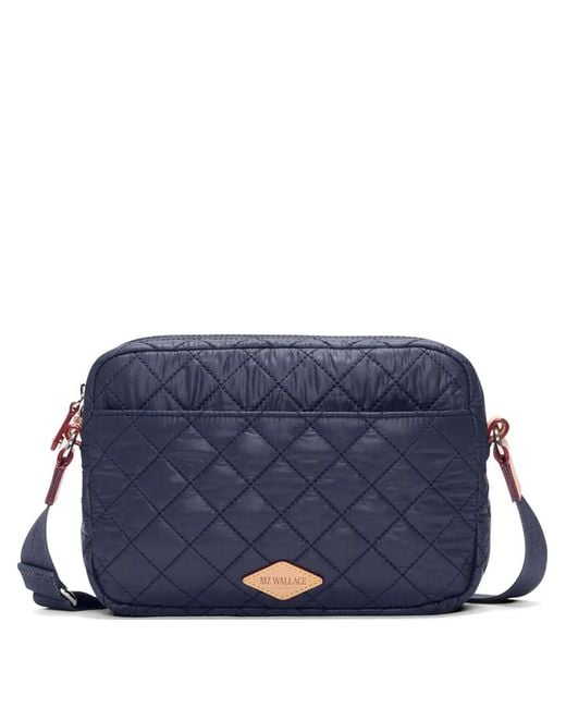 Bolso cámara Metro pequeño MZ Wallace de color Blue