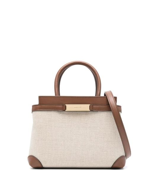 トートバッグ Bally Beckett N S Tote Bag In Canvas BALLY Beckett East West embellished striped leather-trimmed