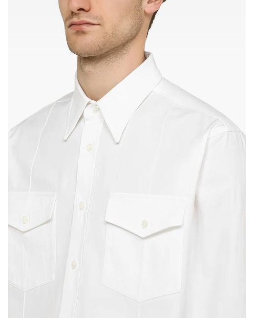 Department 5 White Cotton Shirt for men