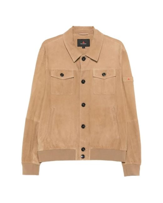 Peuterey Natural Buttoned Patch-Pocket Jacket for men