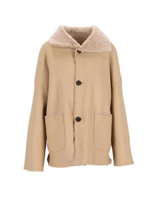 Arma Natural Isabella Reversible Shearling Jacket