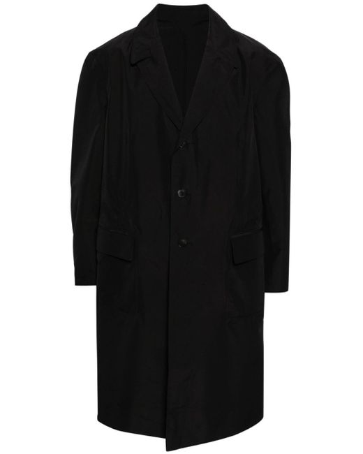 Abrigo midi Gore -Tex® de x Yohji Yamamoto Y-3 de hombre de color Black