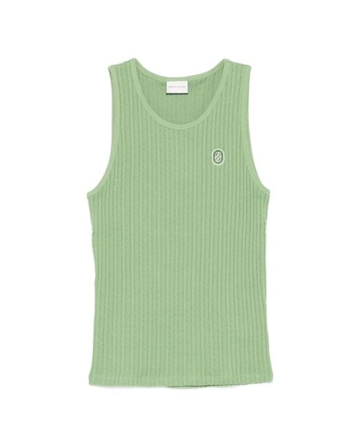 Drole de Monsieur Green Débardeur En Maille Torsadée for men