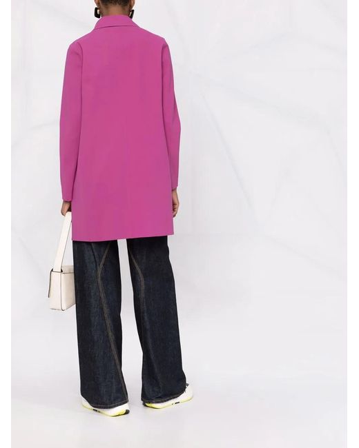Herno Pink First Act Single-Breasted Coat