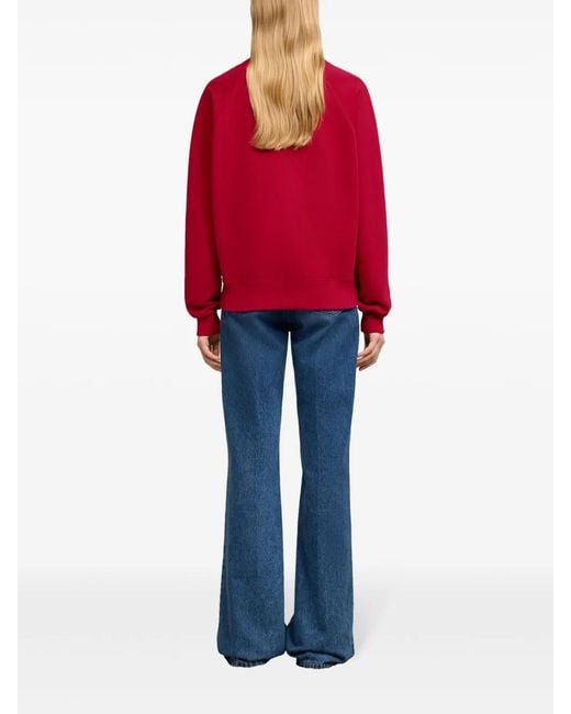 AMI La Plage Ami Sweater in het Red