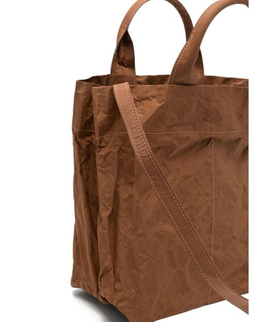 Zilla Brown Sac À Main À Effet Froissé