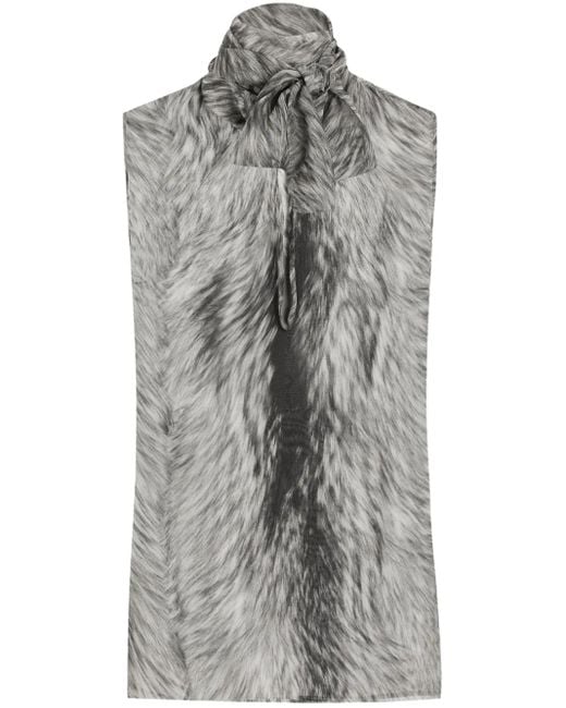 Dolce & Gabbana Gray Top