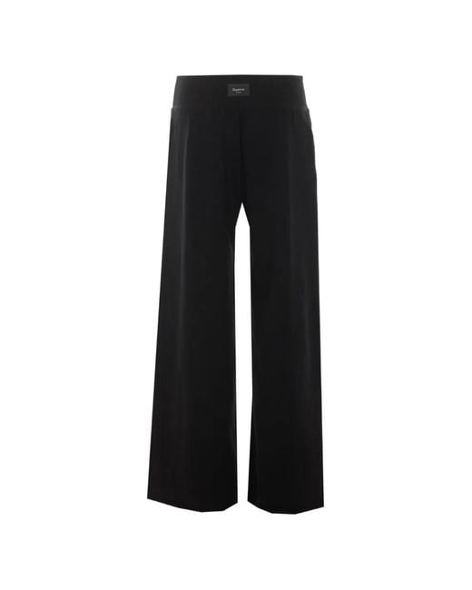 Repetto Black Logo-Patch High-Waisted Track Pants
