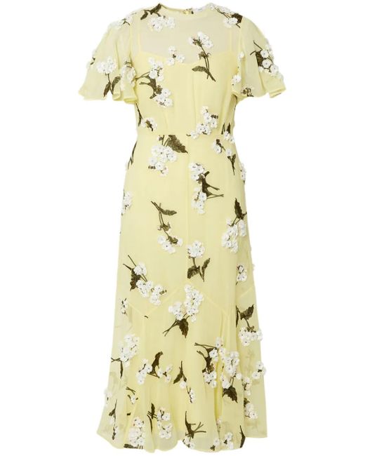 Erdem ショートスリーブ ドレス Metallic