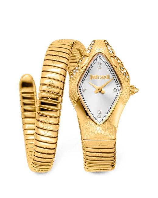Just Cavalli Metallic Ferocious Snake 22Mm Watch