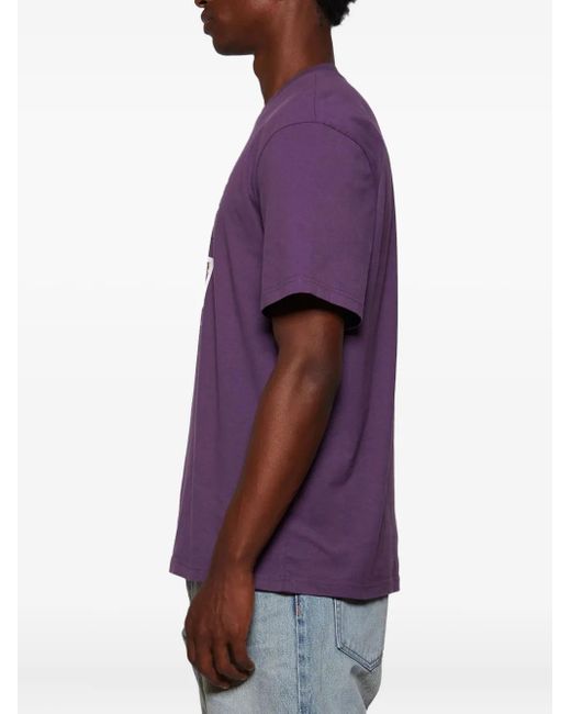 T-Shirt Con Stampa di Martine Rose in Purple da Uomo