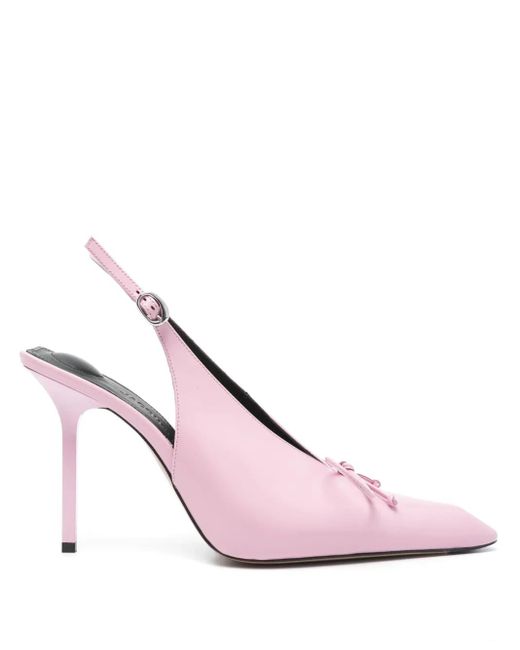 Jacquemus Pink 110Mm Les Slingbacks Cubisto Pumps