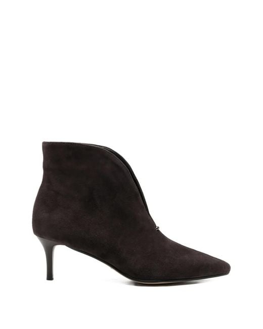 SERGIO MORETTI FIRENZE Brown Suede Ankle Boots