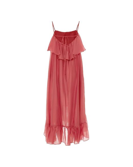Vestido Midi Aura Devotion de color Red