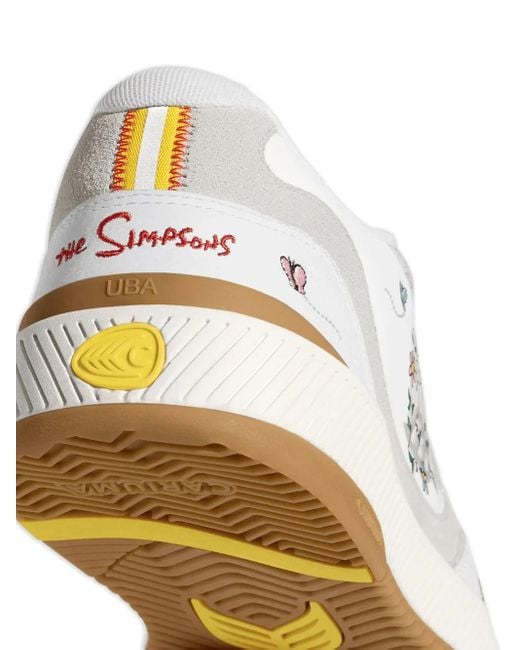 CARIUMA White X The Simpsons UBA Lisa Flowers Sneakers