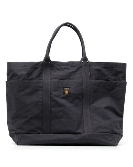 Undercover Black Logo-tag Tote Bag for men