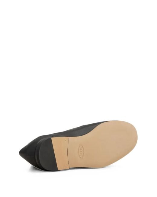 Tod's Black Loafers