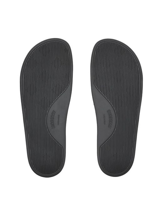Burberry Black Logo Slides for men