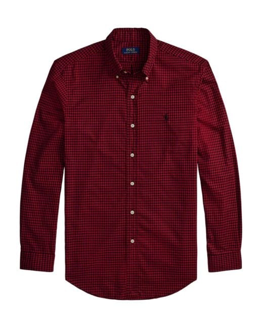 Polo Ralph Lauren Hemd Mit Vichy-Karo in Red für Herren