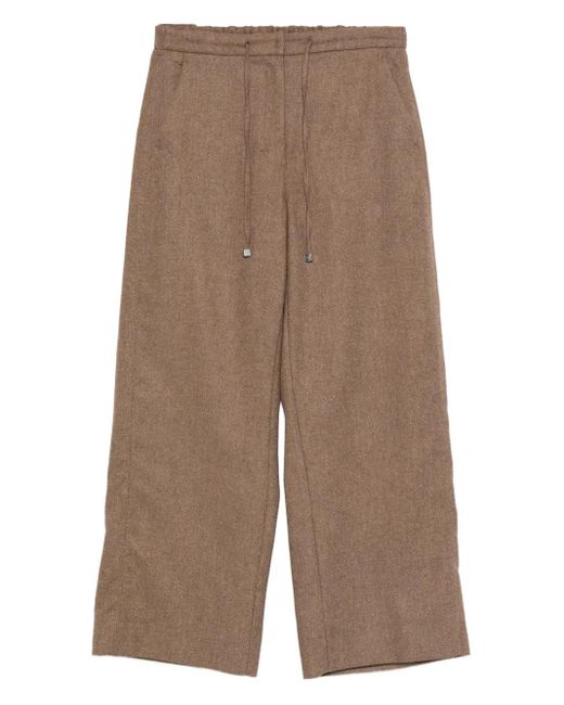 Max Mara Natural Hose mit Kordelzug