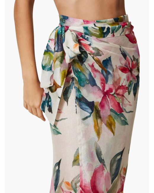 Twinset Tuniek Met Bloemenprint in het White
