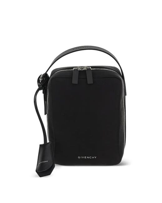 Givenchy Black Logo-Lettering Tote Bag for men