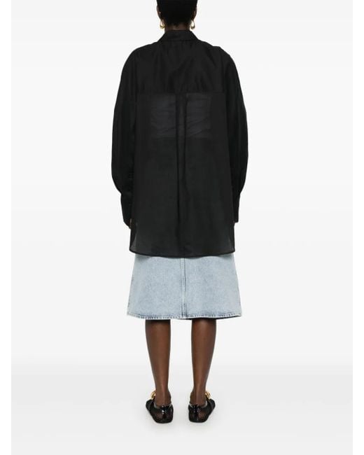 Totême  Black Cotton Blend Shirt