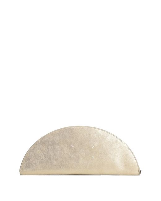 Maison Margiela Natural Mini Halfmoon Pouch
