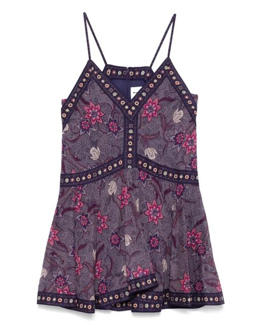 Isabel Marant Danielle Mini-Jurk in het Purple