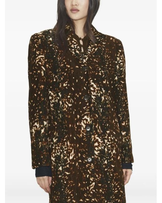 Tory Burch Brown Velvet Coat