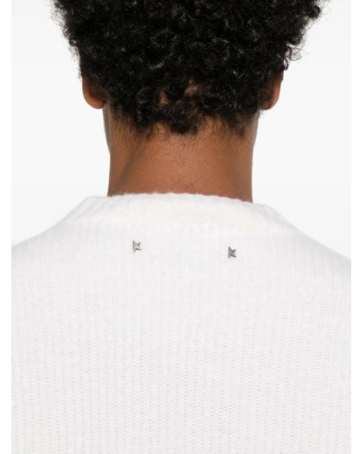 Journey M'S Pull Boxy À Col Rond Gmp01338P00170311560 Golden Goose Deluxe Brand pour homme en coloris White