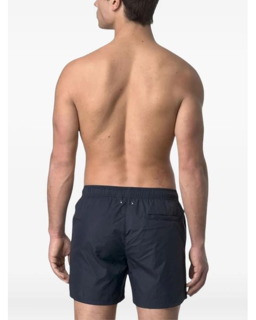 K-Way Blue Olivier Drawstring Swim Shorts